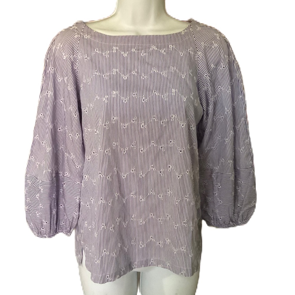 Loft striped blouse. XXS
